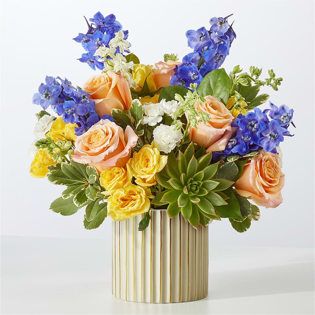 Cobalt Reverie Bouquet – Alum Rock Florist, San Jose CA