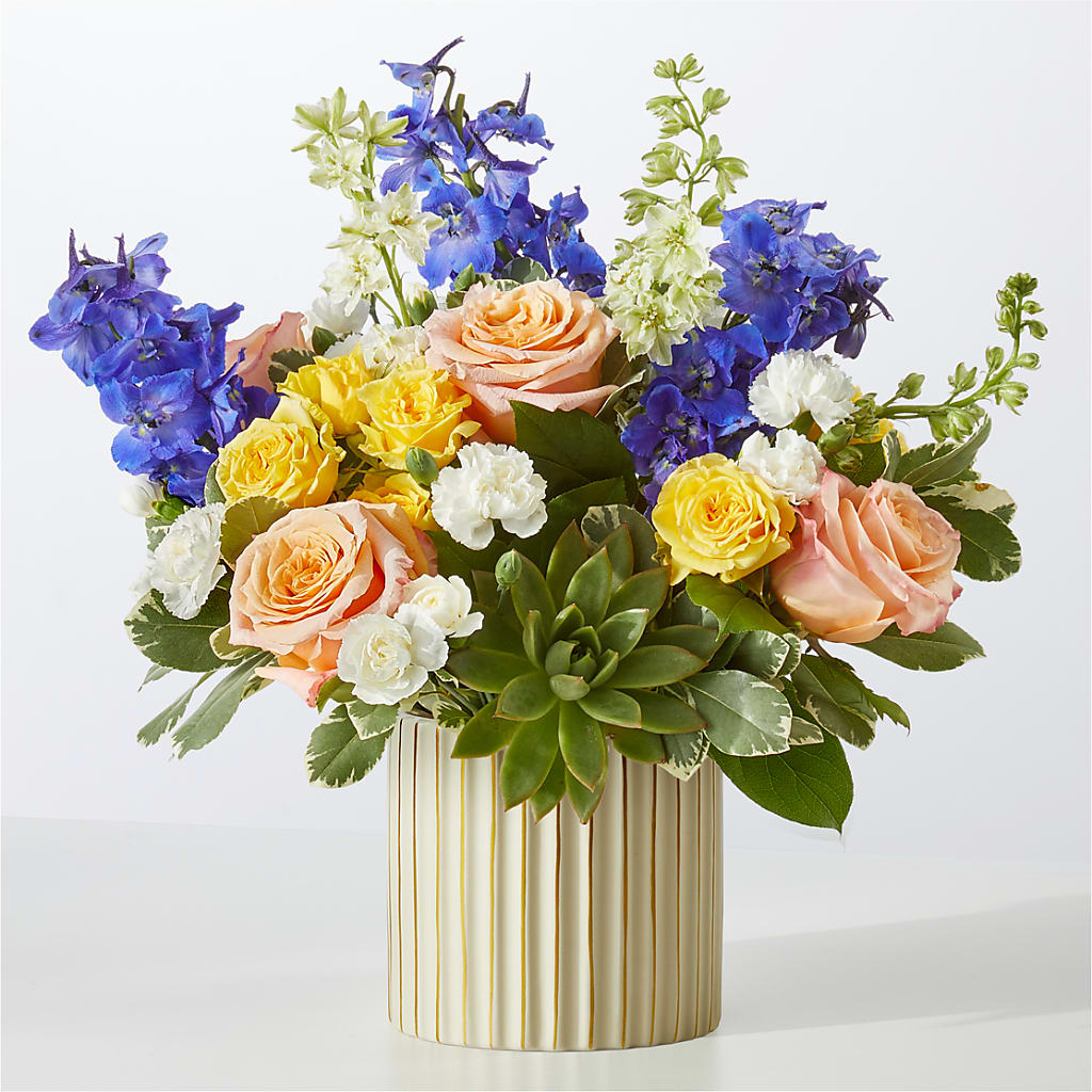 Cobalt Reverie Bouquet – Alum Rock Florist, San Jose CA