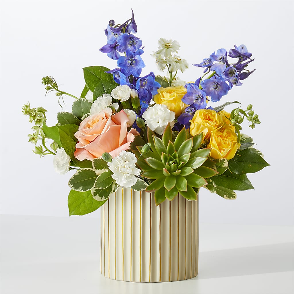 Cobalt Reverie Bouquet – Alum Rock Florist, San Jose CA