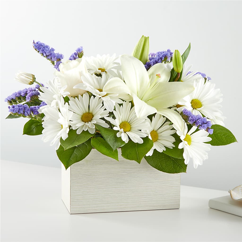Beyond Blue Box Bouquet – Alum Rock Florist, San Jose CA