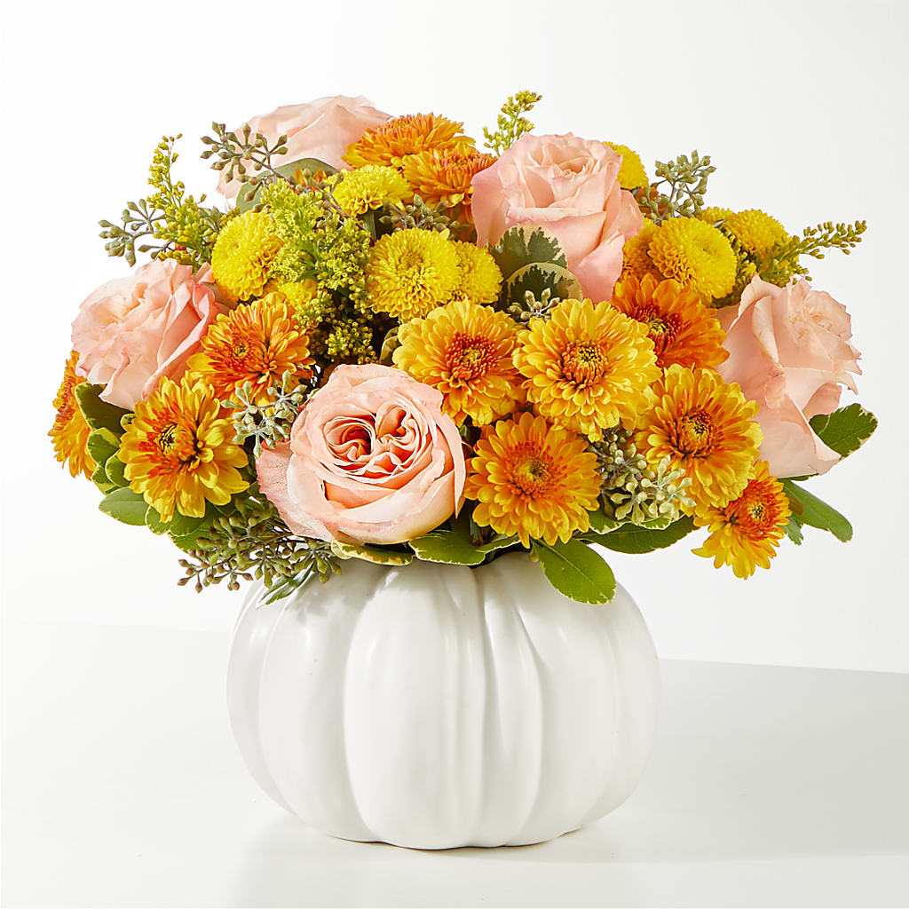 Peachy Pumpkin – Alum Rock Florist, San Jose CA