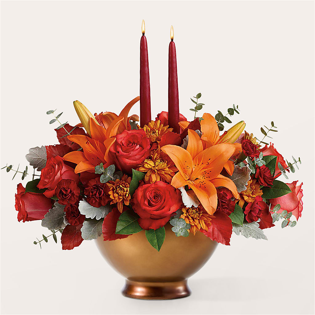 Fruits of Fall Centerpiece – Alum Rock Florist, San Jose CA
