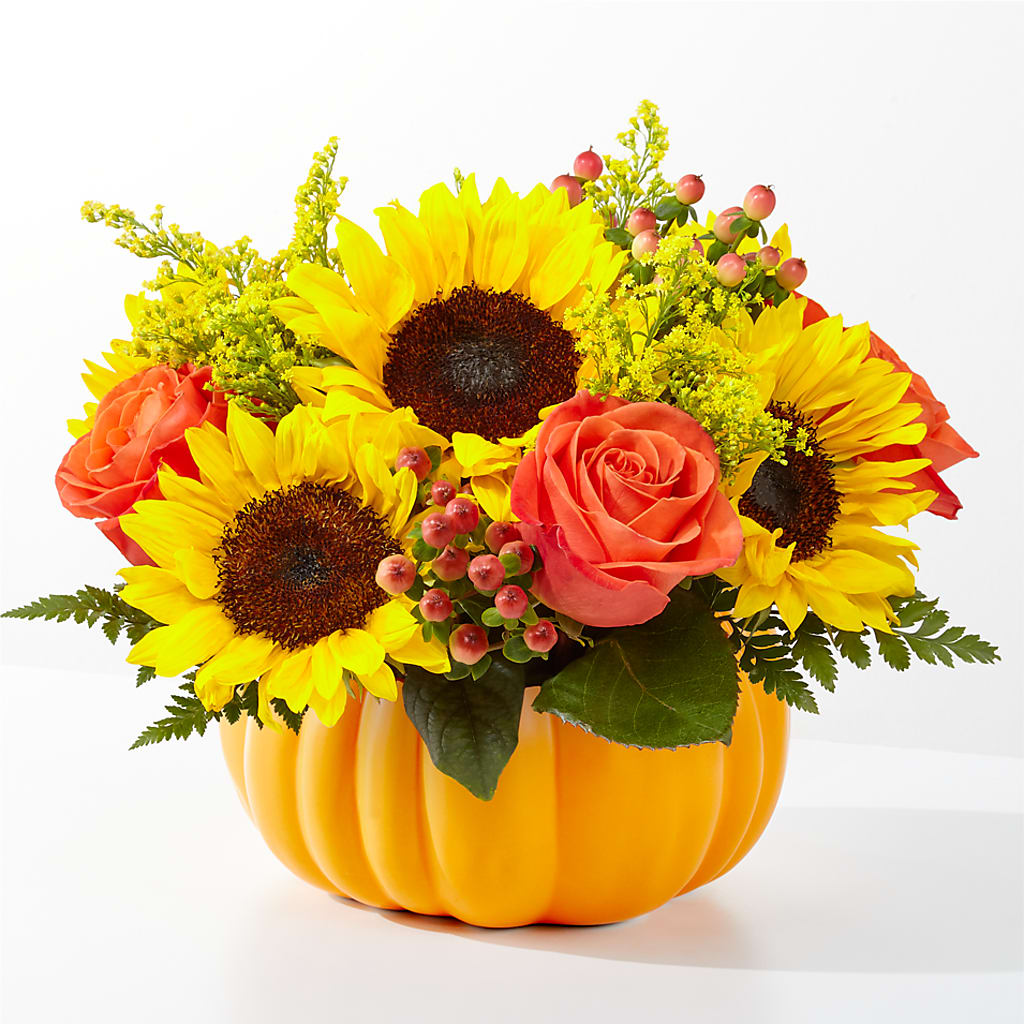 Pick of the Patch Pumpkin Bouquet – Alum Rock Florist, San Jose CA