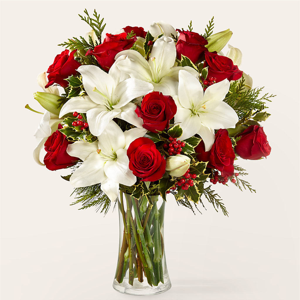 Sparkling Snowflakes Bouquet – Alum Rock Florist, San Jose CA