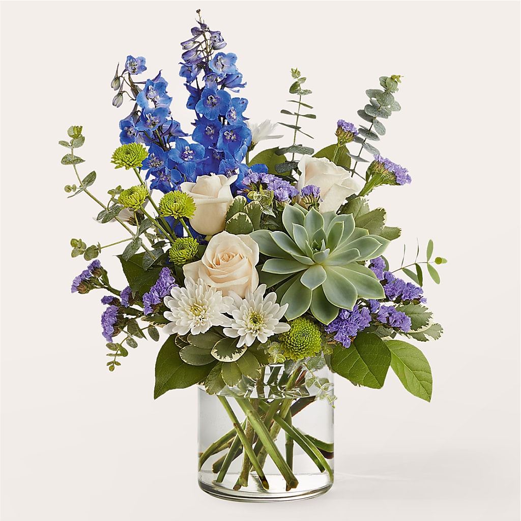 Cerulean Waves Bouquet – Alum Rock Florist, San Jose CA