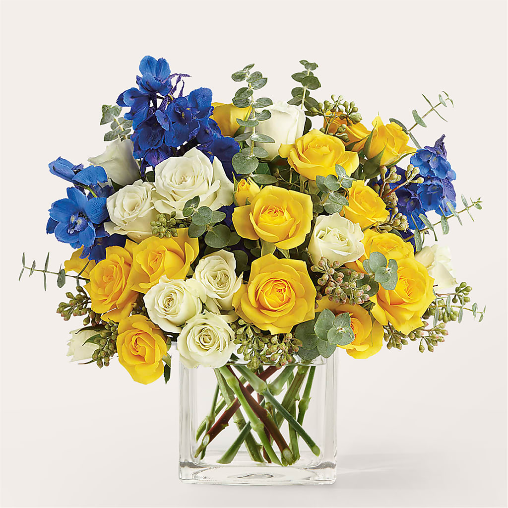Sparkling Citrine Bouquet – Alum Rock Florist, San Jose CA