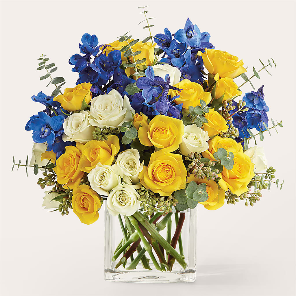 Sparkling Citrine Bouquet – Alum Rock Florist, San Jose CA