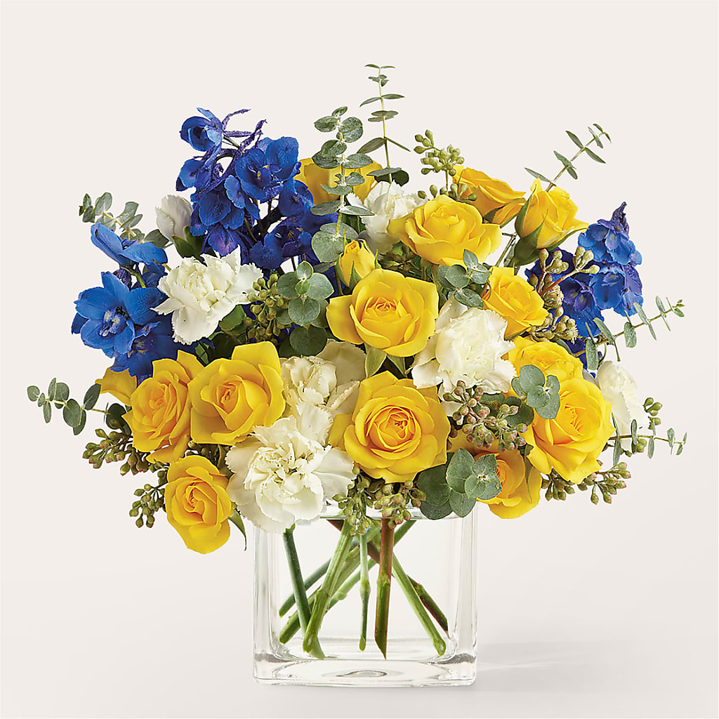 Sparkling Citrine Bouquet – Alum Rock Florist, San Jose CA