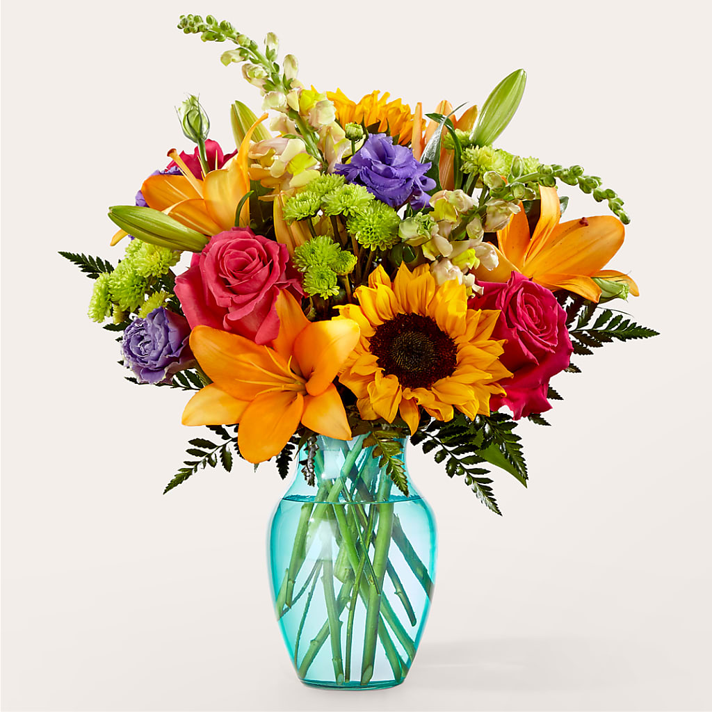 Double Rainbow Bouquet – Alum Rock Florist, San Jose CA