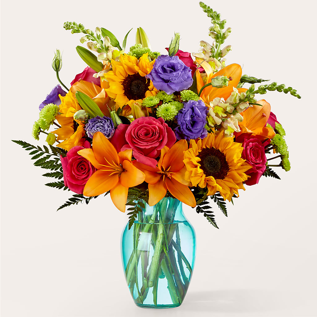 Double Rainbow Bouquet – Alum Rock Florist, San Jose CA