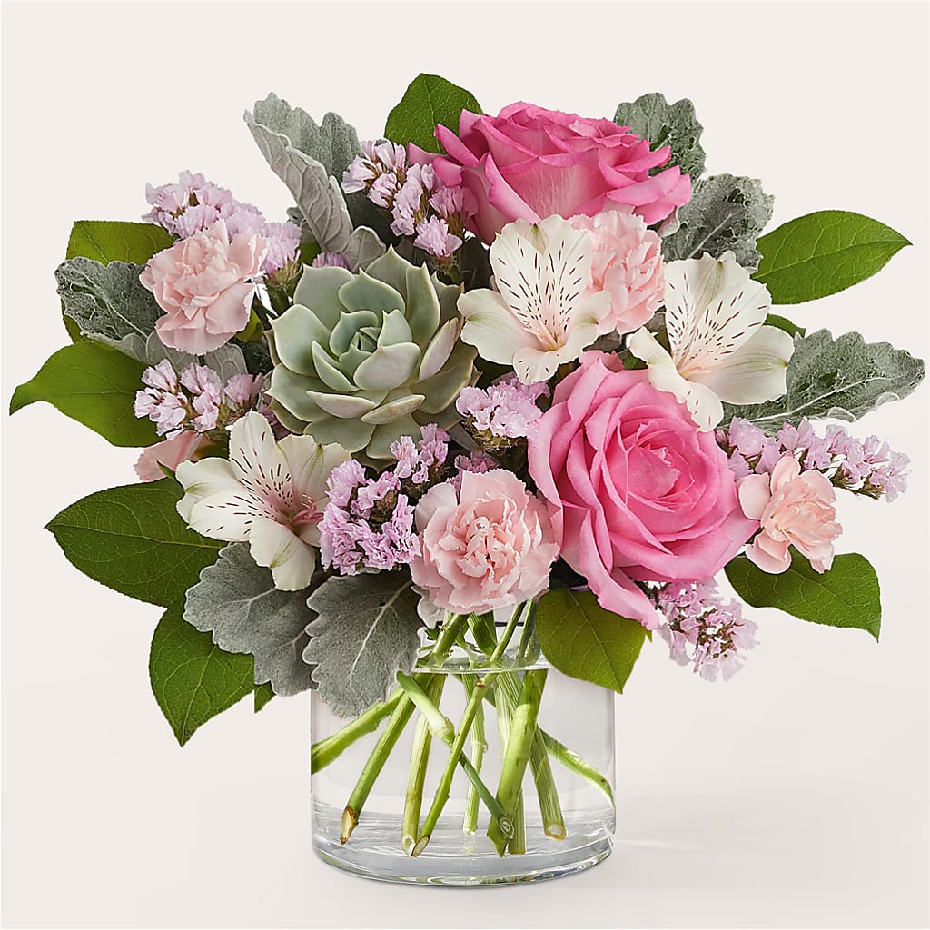 Dusty Rose Bouquet – Alum Rock Florist, San Jose CA