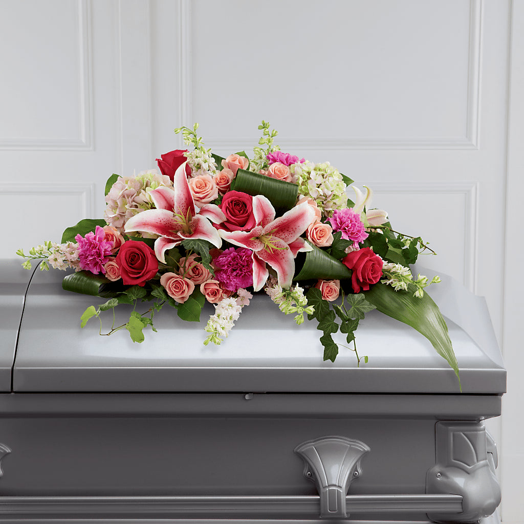 Splendid Grace Casket Spray – Alum Rock Florist, San Jose CA