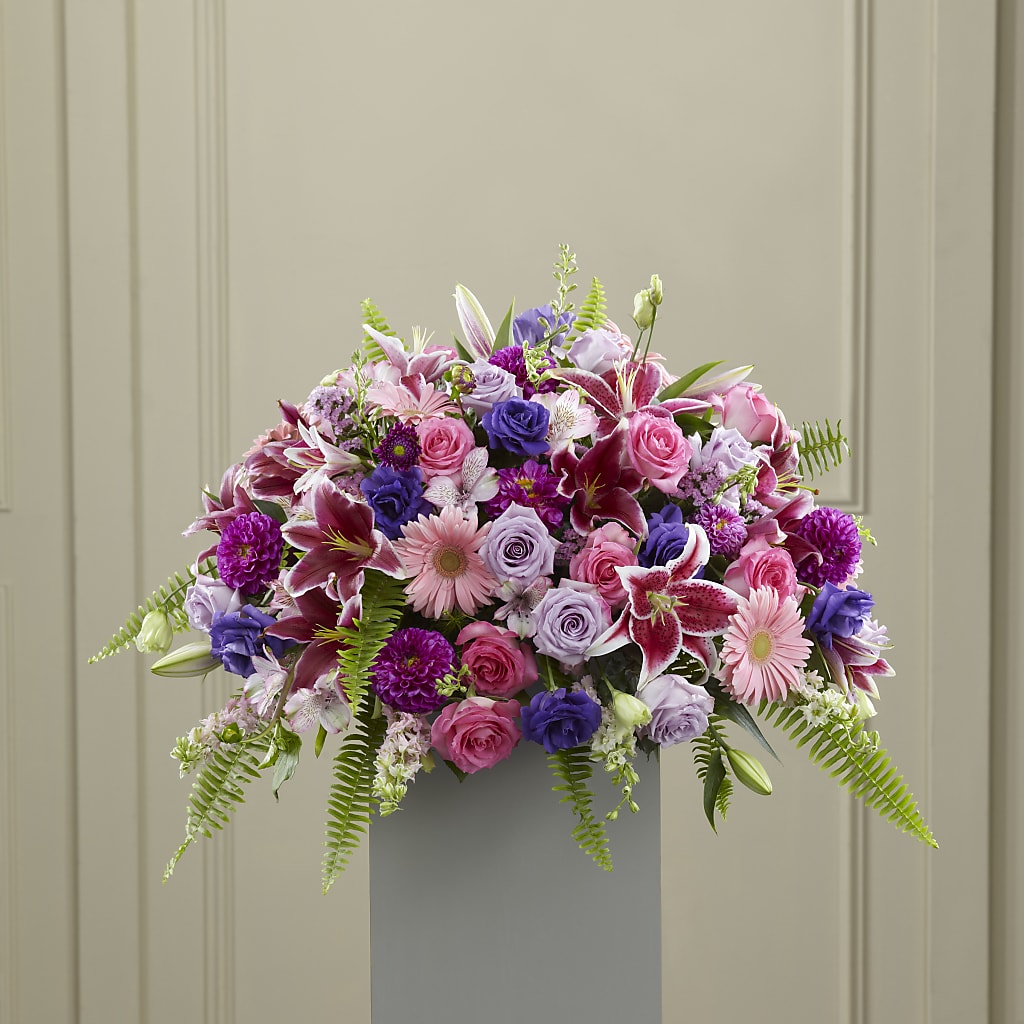 Fare Thee Well Pedestal – Alum Rock Florist, San Jose CA