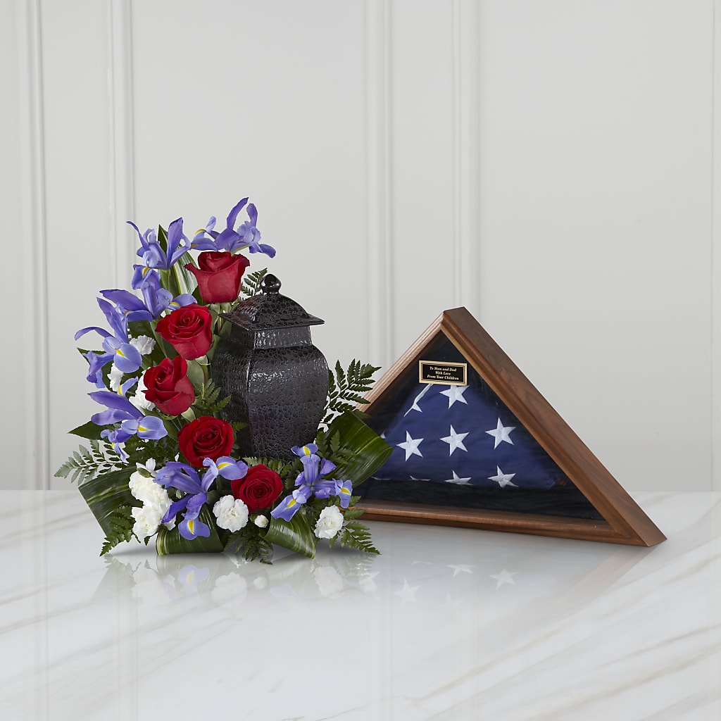 Patriotic Tribute Arrangement – Alum Rock Florist, San Jose CA