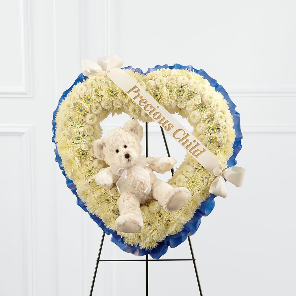 Precious Child Standing Heart – Alum Rock Florist, San Jose CA