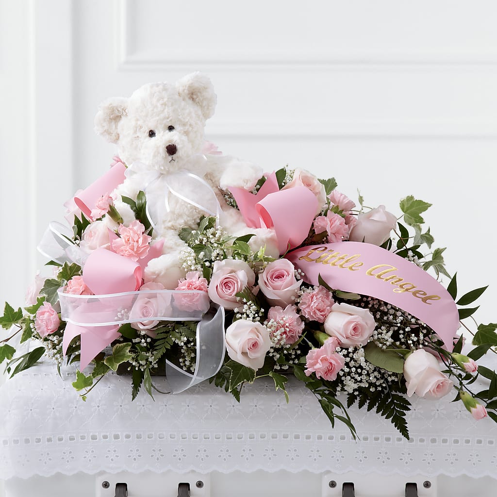 Touch of Sympathy Casket Spray – Alum Rock Florist, San Jose CA