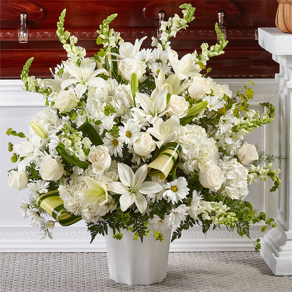 Thoughts of Tranquility Floor Basket – Alum Rock Florist, San Jose CA