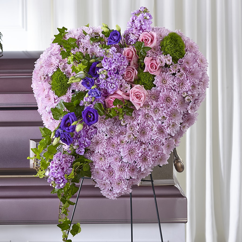 Treasured Love Standing Heart – Alum Rock Florist, San Jose CA