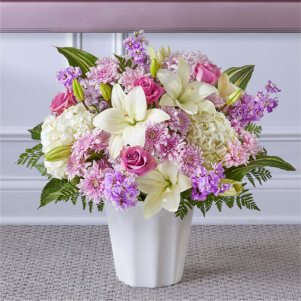Heaven Sent Floor Basket – Alum Rock Florist, San Jose CA