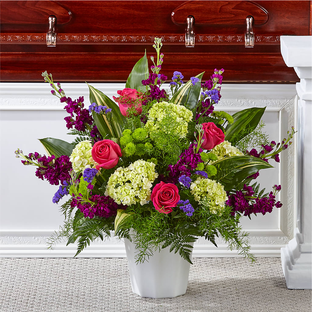 Beautiful Horizons Floor Basket – Alum Rock Florist, San Jose CA