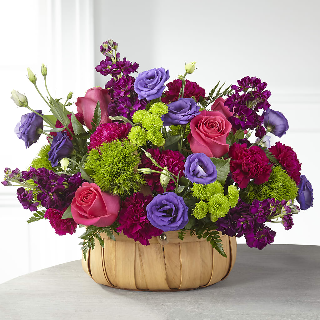 Serene Sanctuary Basket – Alum Rock Florist, San Jose CA