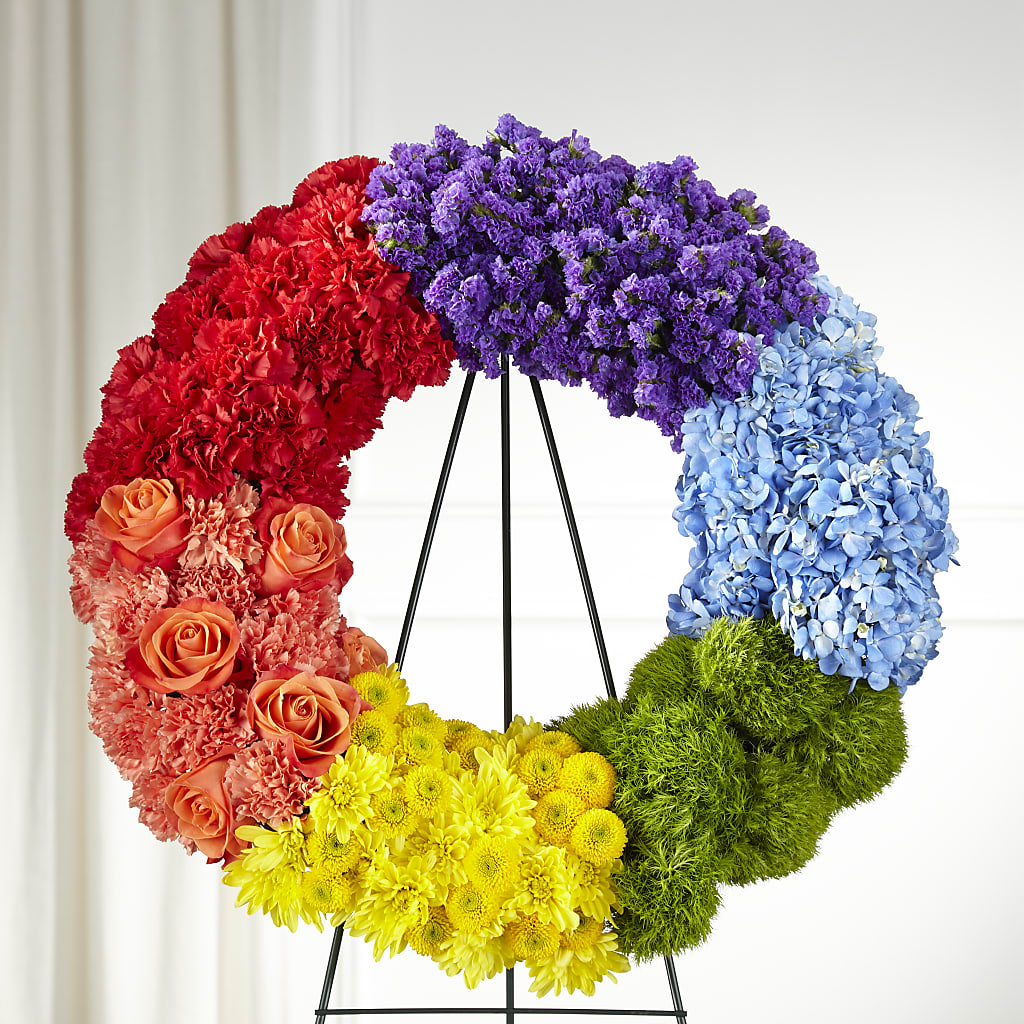 Circle of Love Wreath – Alum Rock Florist, San Jose CA