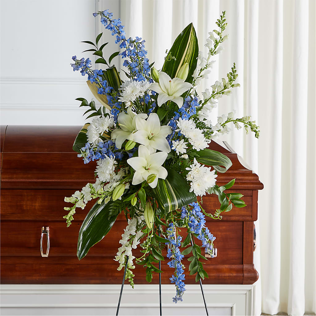 Eternal Impressions Standing Spray – Alum Rock Florist, San Jose CA