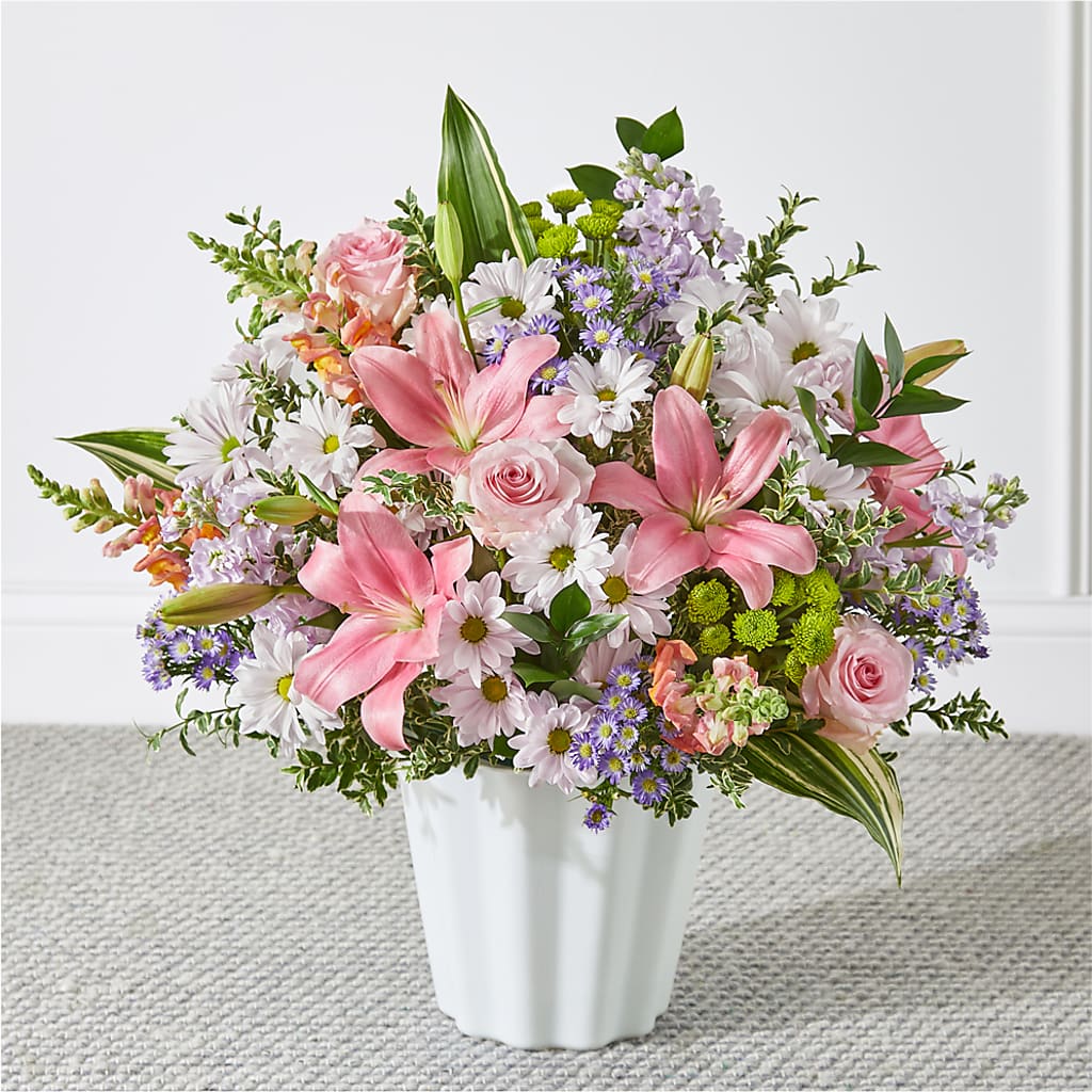 Abundant Compassion Floor Basket – Alum Rock Florist, San Jose CA