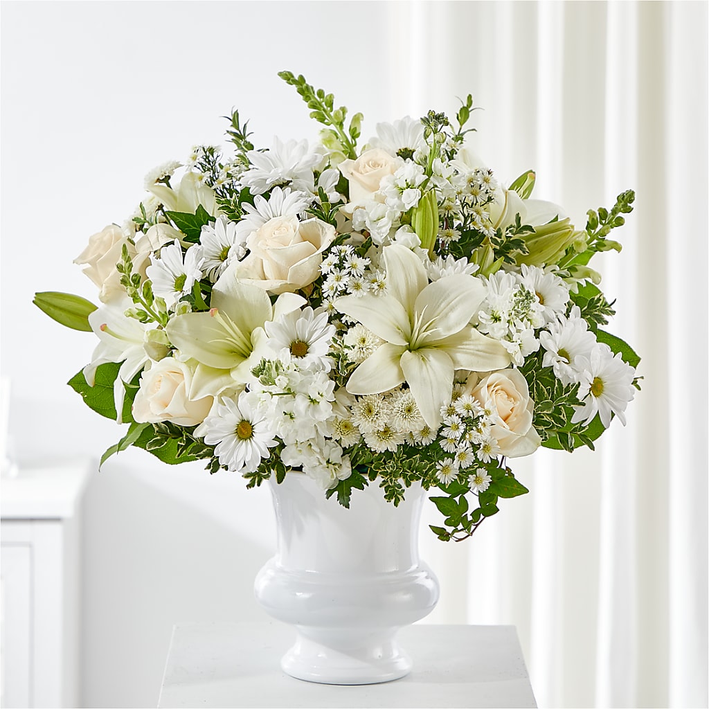 Uplifting Urn Arrangement – Alum Rock Florist, San Jose CA