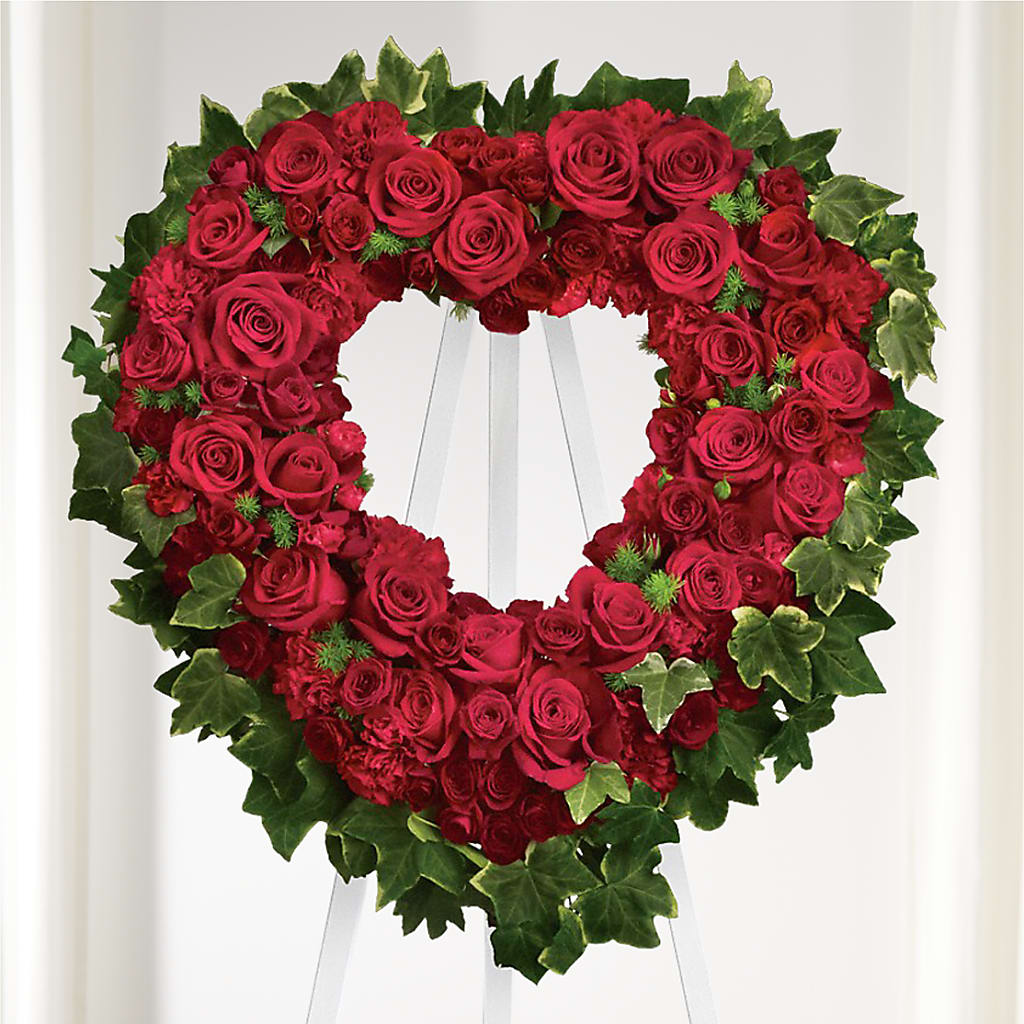 Wholehearted Standing Spray – Alum Rock Florist, San Jose CA