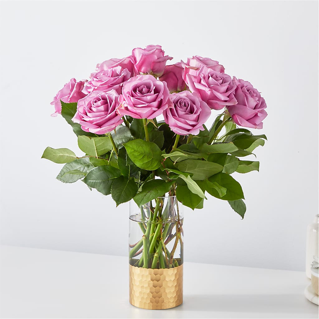 Secret Admirer Lavender Rose Bouquet – Alum Rock Florist, San Jose CA