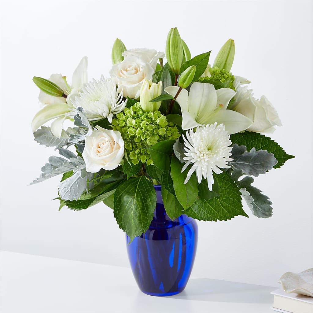 Snowy Dreams Bouquet – Alum Rock Florist, San Jose CA