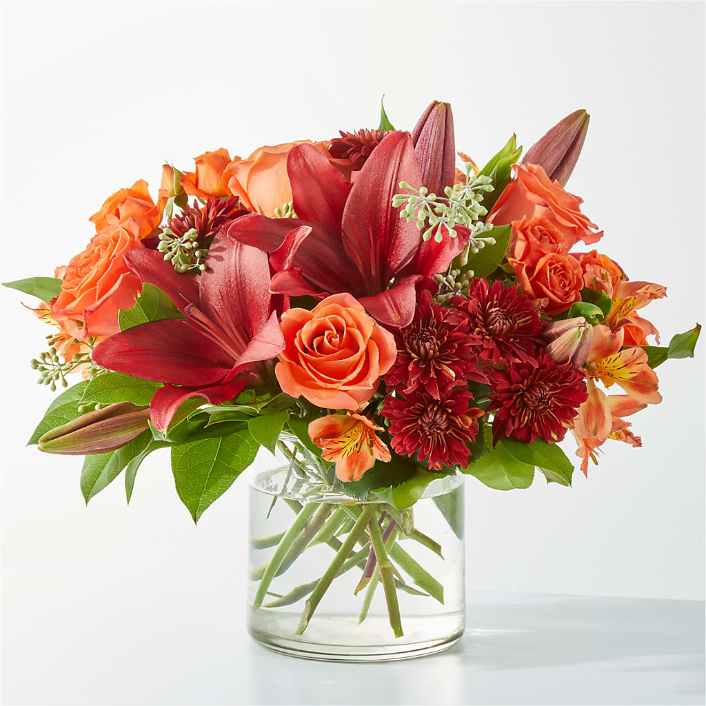 Crimson Leaves Bouquet – Alum Rock Florist, San Jose CA