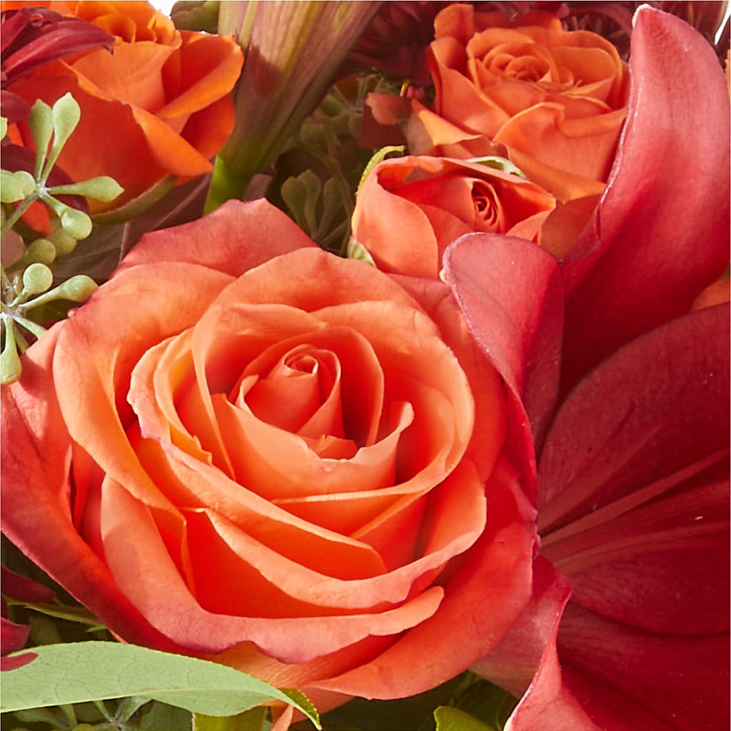 Crimson Leaves Bouquet – Alum Rock Florist, San Jose CA