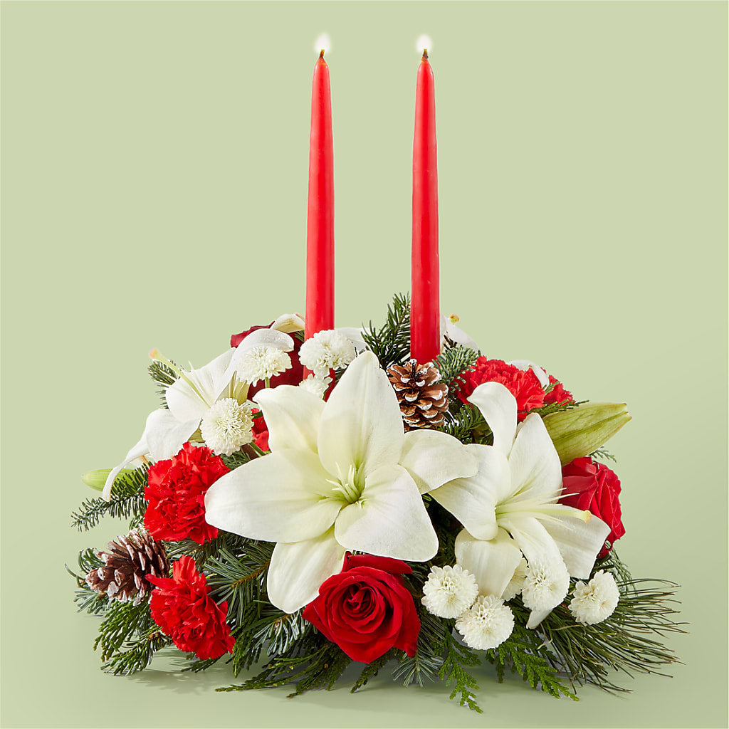 Seasonal Festivities Centerpiece – Alum Rock Florist, San Jose CA
