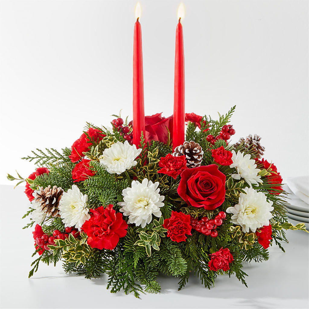 Holiday Soiree Centerpiece – Alum Rock Florist, San Jose CA