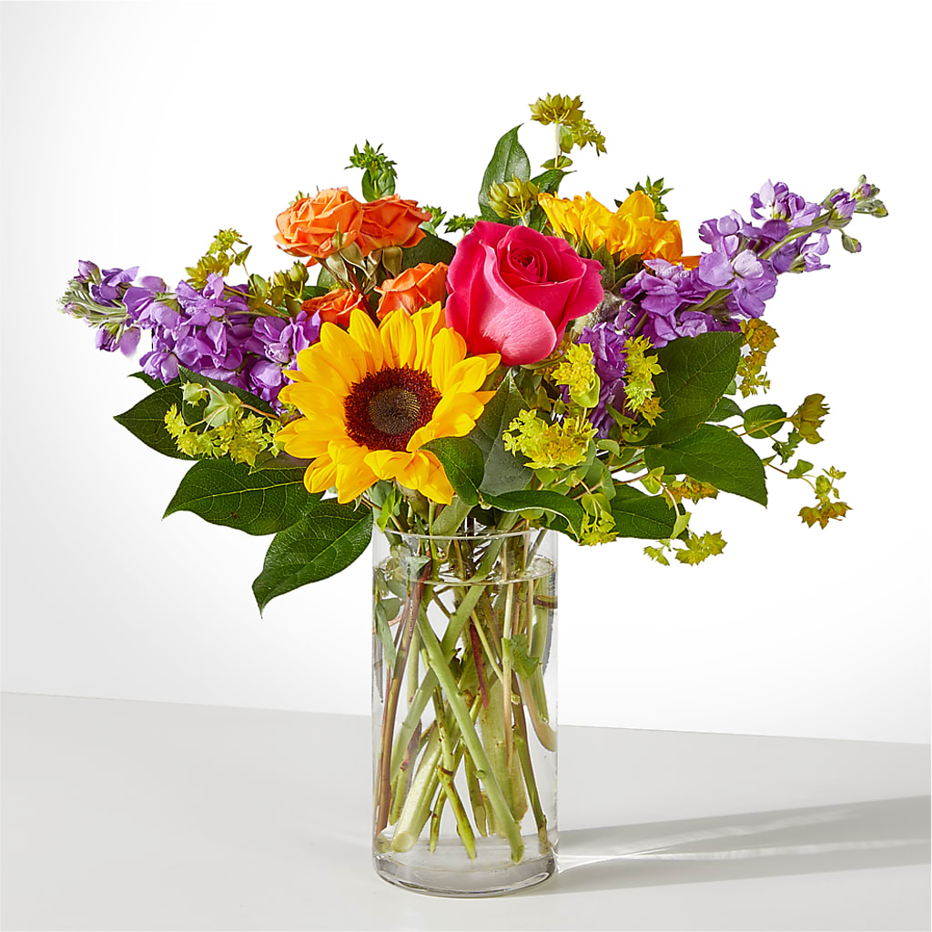 Vibrant Greetings Bouquet – Alum Rock Florist, San Jose CA