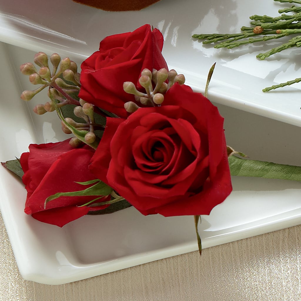 Red Spray Rose Boutonniere – Alum Rock Florist, San Jose CA
