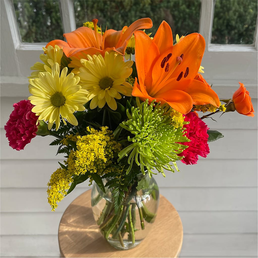Bold & Bright – A Florist Original –  Alum Rock Florist, San Jose CA