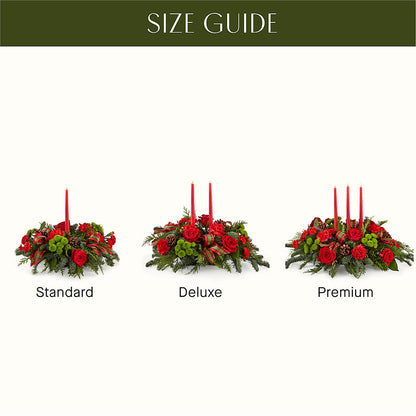 By the Candlelight Centerpiece –  Alum Rock Florist, San Jose CA