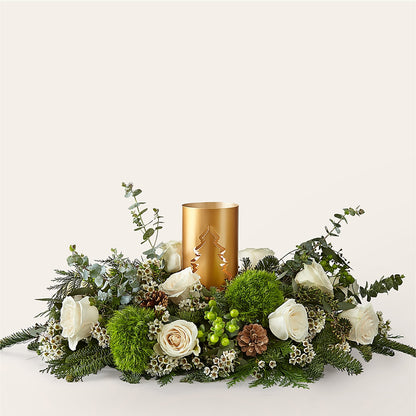 Chestnuts Roasting Centerpiece –  Alum Rock Florist, San Jose CA