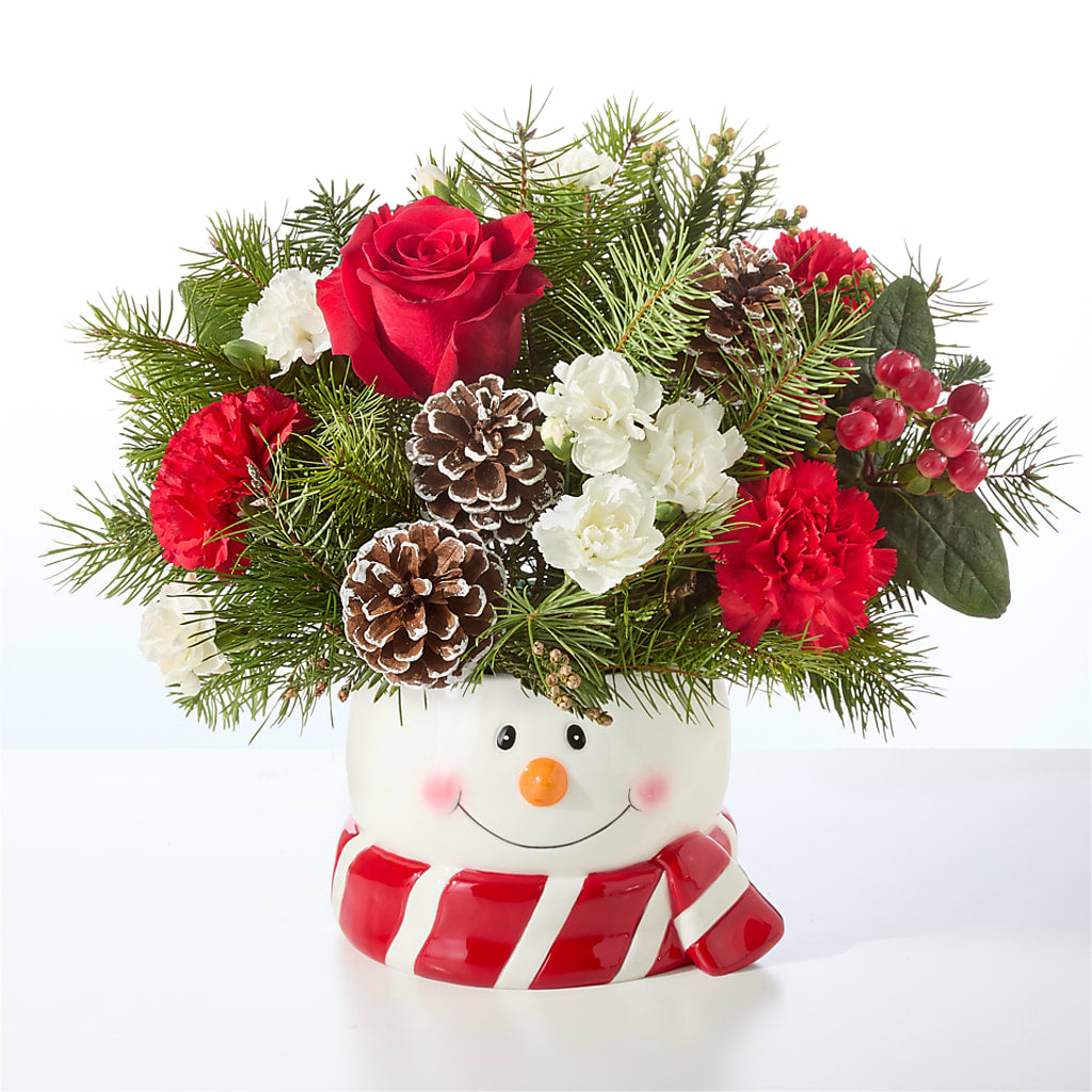 Jolly Snowman Bouquet –  Alum Rock Florist, San Jose CA