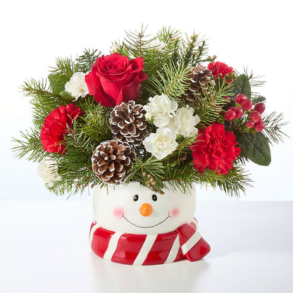Jolly Snowman Bouquet –  Alum Rock Florist, San Jose CA