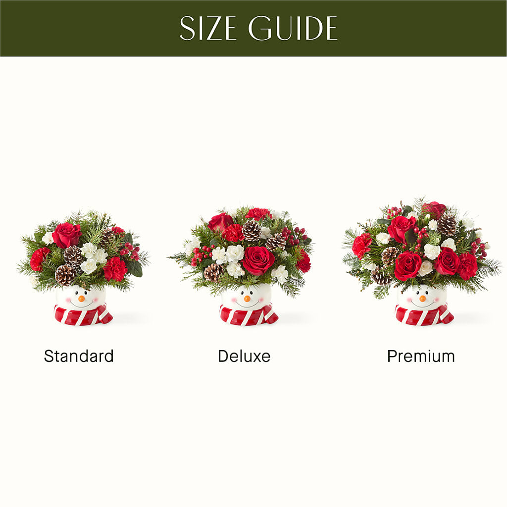 Jolly Snowman Bouquet –  Alum Rock Florist, San Jose CA
