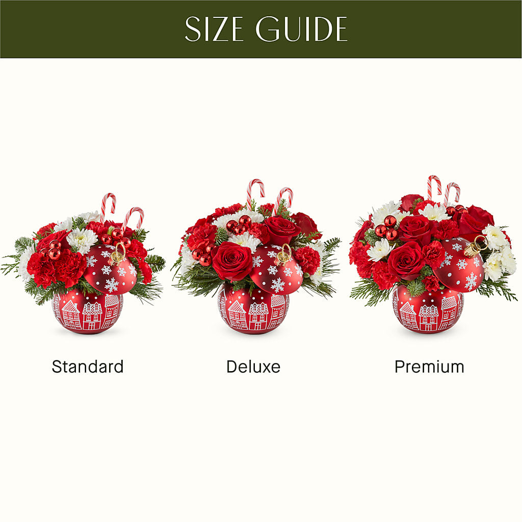 Cheer in the Air Ornament –  Alum Rock Florist, San Jose CA