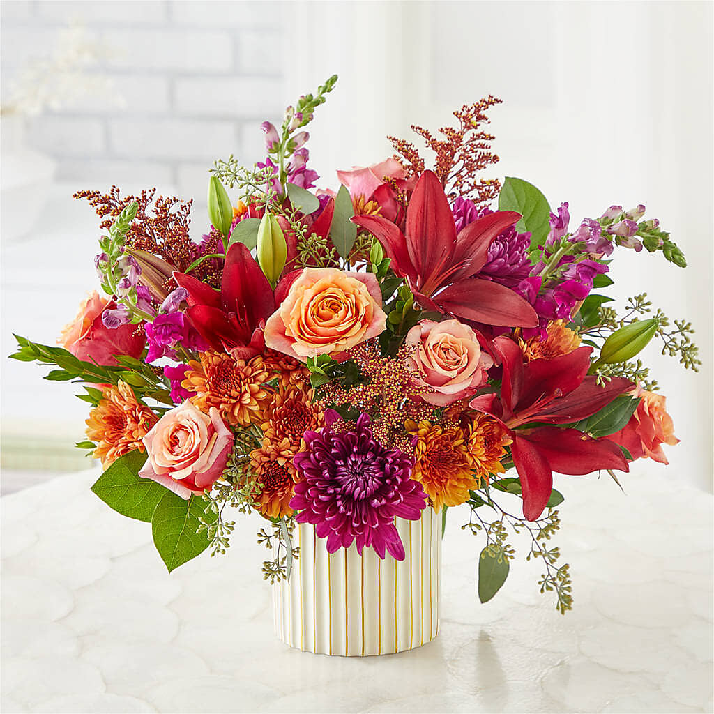 Burgundy Landscape Bouquet –  Alum Rock Florist, San Jose CA