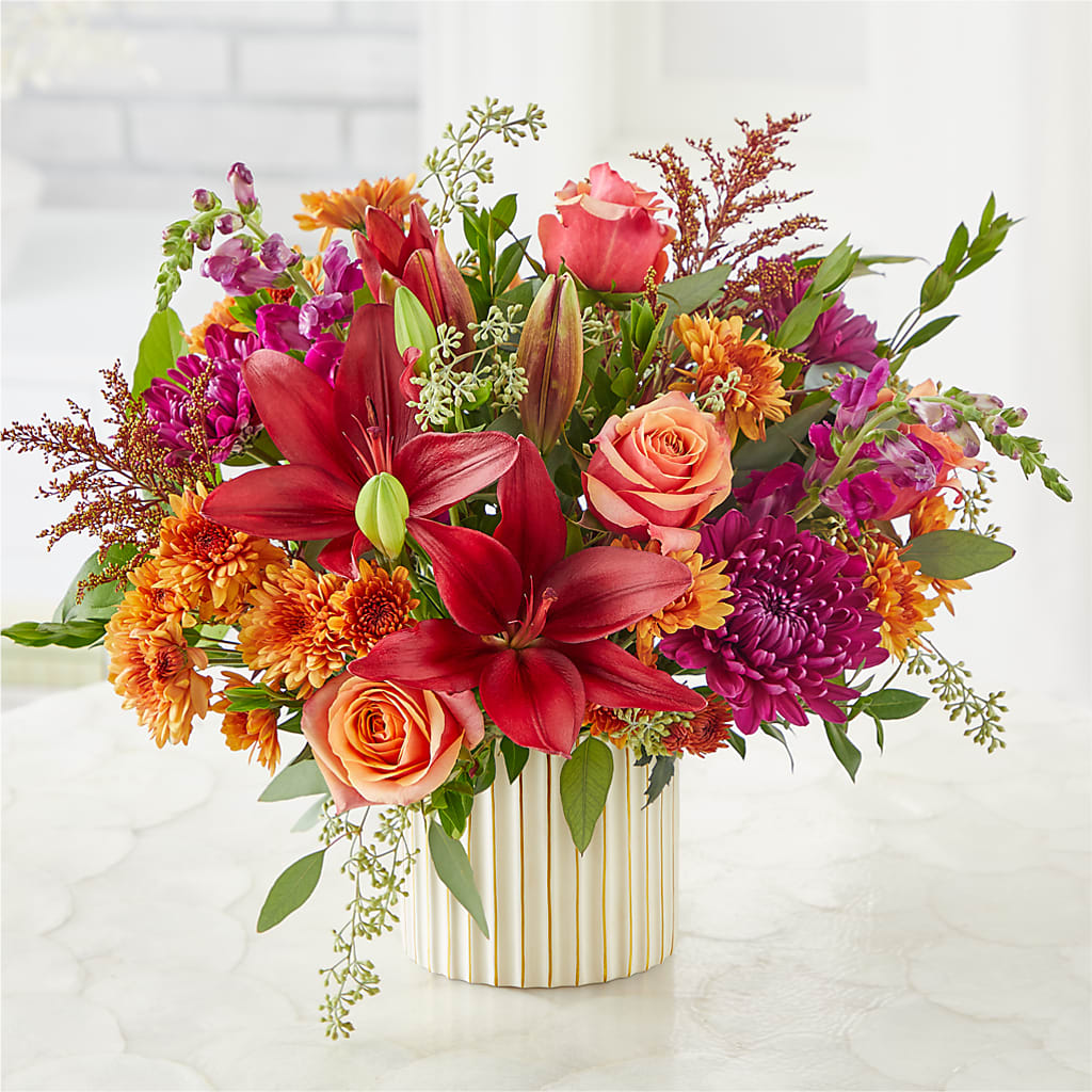 Burgundy Landscape Bouquet –  Alum Rock Florist, San Jose CA
