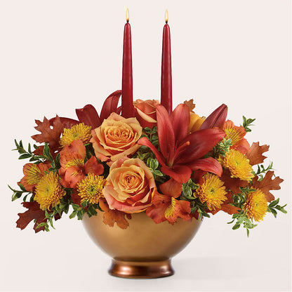 Harvest Table Centerpiece –  Alum Rock Florist, San Jose CA