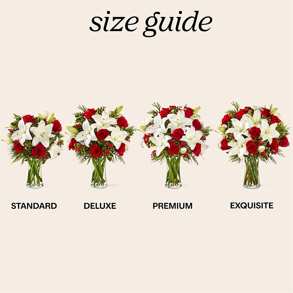 Sparkling Snowflakes Bouquet –  Alum Rock Florist, San Jose CA