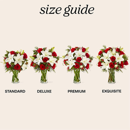Sparkling Snowflakes Bouquet –  Alum Rock Florist, San Jose CA